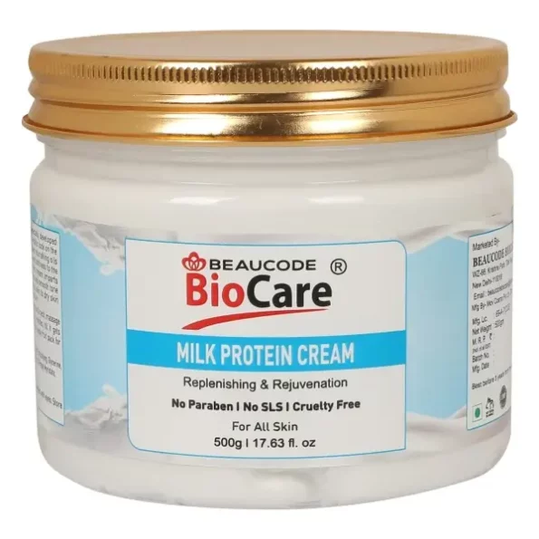 Beaucode BioCare Milk Protein Cream For Face & Body - 500g available on Herbkart