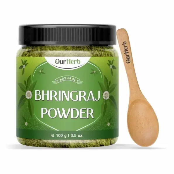 OurHerb Pure & Organic Bhringraj (Eclipta Prostrata) Powder 100g available on Herbkart