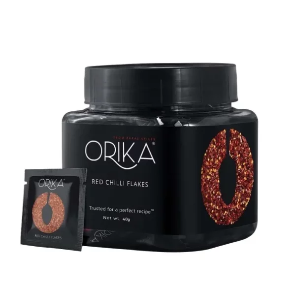 Orika Red Chilli Flakes 40g available on Herbkart