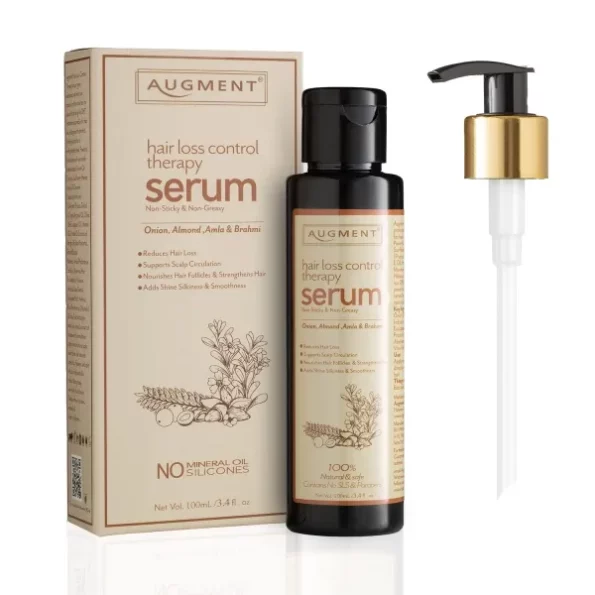 AUGMENT Hair loss control therapy Serum with goodness of Almond, Amla, Brahmi, Onion & other Natural herbs -Hair Growth- No Parabens, No Mineral Oils- 100ml, Herbkart8t771zTefQtKIL.webp, Herbkart8t771zTefQtKIL