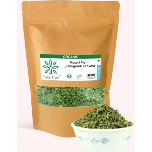 Pure Tree Certified Organic Kasuri Methi Leaves 30 g available on Herbkart