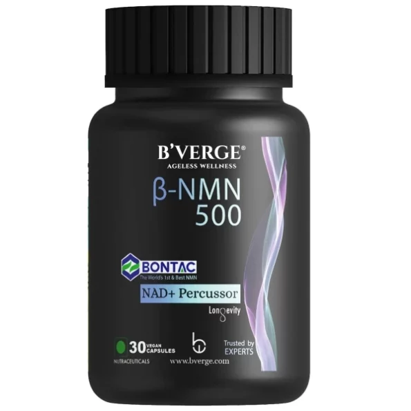 BVERGE NMN Supplements Pro 500 (500MG 30 Capsules) available on Herbkart