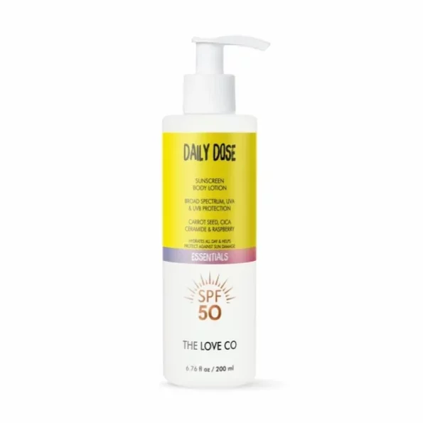 THE LOVE CO Sunscreen Body Lotion SPF 50 ++++ - 200ml available on Herbkart