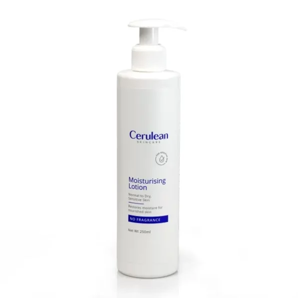 Cerulean Body Lotion for Deep Hydration | Dry, Sensitive & Prone Skin | Soothes Eczema, Relieve Irritation & Itching, Reduces Redness | Won’t Clog Pores | Superlight & Non Greasy Formula | Non-Comedogenic, Paraben & Fragrance-Free Moisturising Lotion for Everyday Use | 250ml, Herbkart8t7511NVcwyZYL.webp, Herbkart8t7511NVcwyZYL