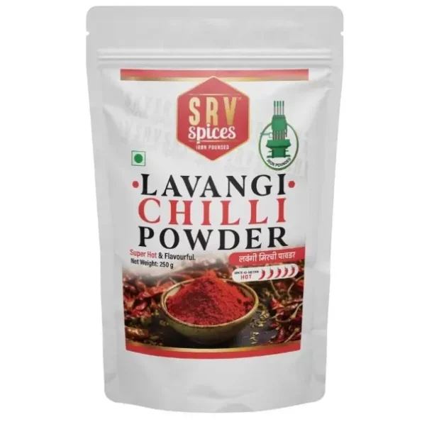 SRV SPICES (iron pounded) Lavangi Chilli Powder (250G) available on Herbkart