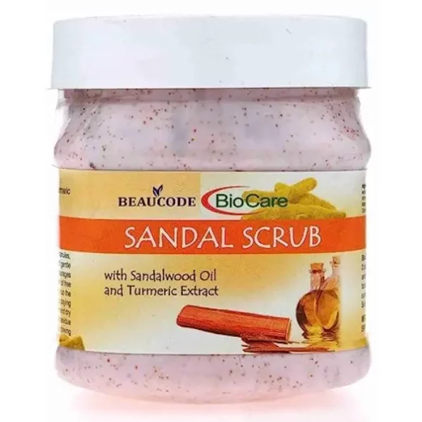 Beaucode BioCare Sandal amazing glowing Scrub, pack of 250g, Herbkart8t7517RWZuRSIL.webp, Herbkart8t7517RWZuRSIL