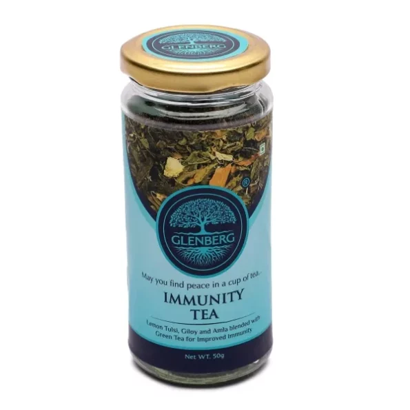 Glenberg Immunity Tea, 50 Gm, 25 Cups available on Herbkart