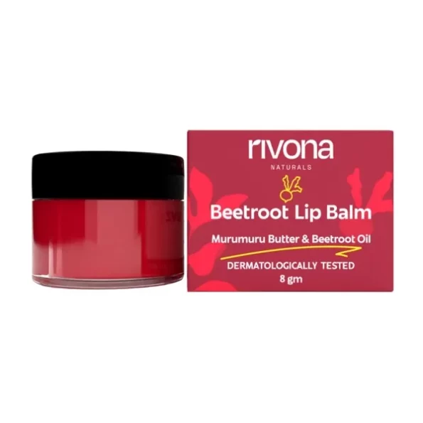 Rivona Naturals Beetroot Lip Balm 8 gm available on Herbkart