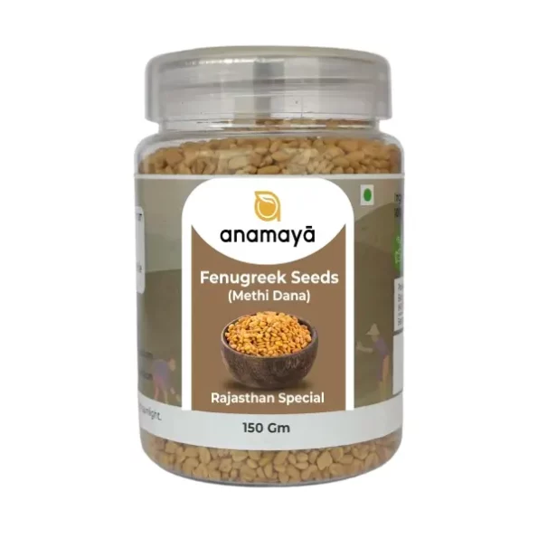 Anamaya Fenugreek Seeds, Methi Dana, 100 gms available on Herbkart