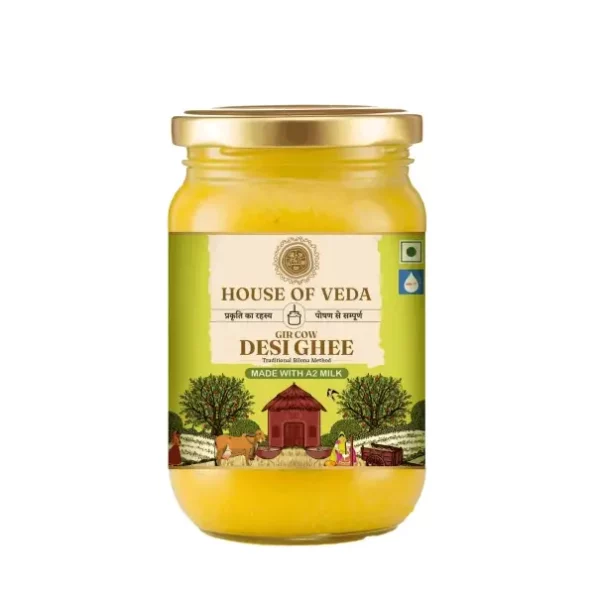 House of Veda Gir Cow Ghee 500ml available on Herbkart