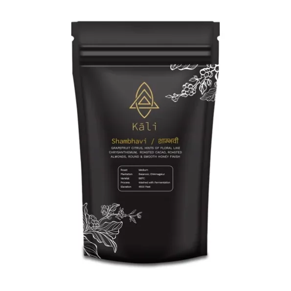 Kali Coffee Shambhavi Arabica Ground Coffee, Freshly Medium Roast Coffee,Anaerobic Ferment Moka Pot Coffee Powder (250gm) available on Herbkart