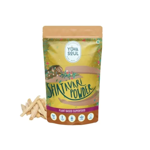 YUVA SOUL Natural Shatavari Churna - 60 Grams available on Herbkart