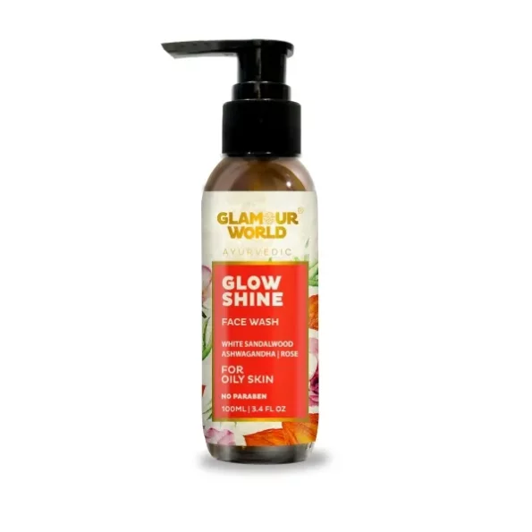 Glamour World Ayurvedic Glow Shine Face Wash available on Herbkart