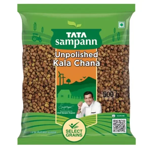 Tata Sampann Unpolished Kala Chana, 500 Grams, Herbkart8t771H1i0S5KWL.webp, Herbkart8t771H1i0S5KWL