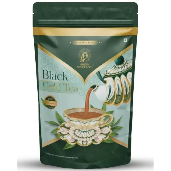 Green Beverages Black Gold Assam Select Tea 250g available on Herbkart