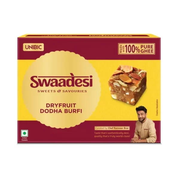 Unibic Swaadesi Desi Ghee Dryfruit Dodha Barfi 200g, Herbkart8t7617CPf5Wl5L.webp, Herbkart8t7617CPf5Wl5L