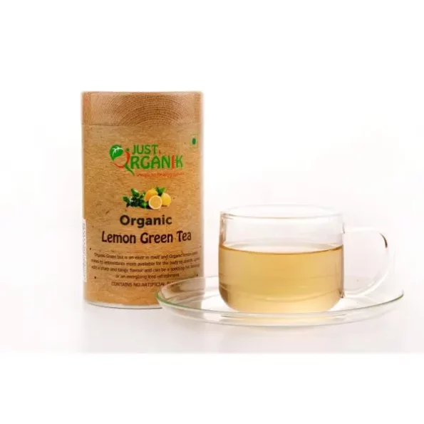 Just Organik - Organic Lemon Green Tea - 75g, Herbkart8t761d3hJK-XNL.webp, Herbkart8t761d3hJK XNL