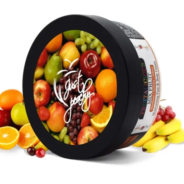 Just Peachy Face & Body Cream (Mix Fruit, 200 g) available on Herbkart