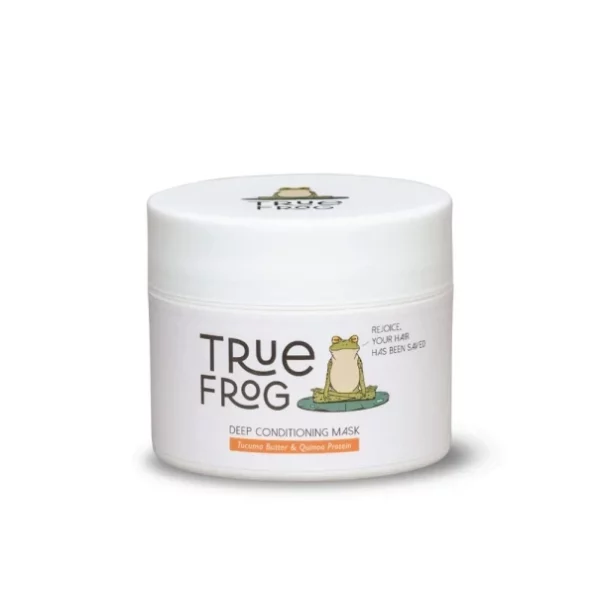 Tru Frog Deep Conditioning And Hydrating Hair Mask With Flax Seed Extract, Argan Oil And Tucuma Butter, 200 Gm available on Herbkart