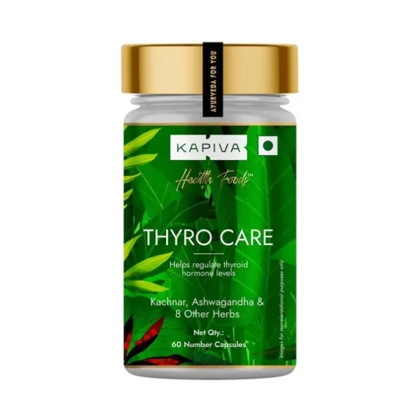 Kapiva Thyrocare Capsules | 60 Capsules | Support Thyroid Health | Herbkart available on Herbkart