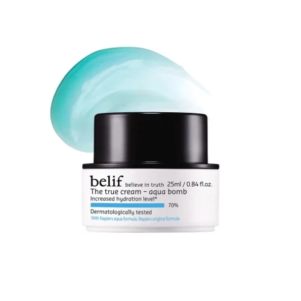 Belif believe in truth The True Cream Aqua Bomb, Hydrating Moisturizer For Face (25 ml) available on Herbkart