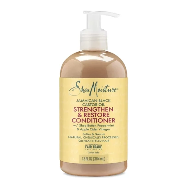 Shea Moisture Jamaican Black Castor Oil Grow & Restore Rinse Out Conditioner, 384 ml available on Herbkart