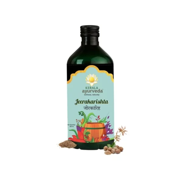 Kerala Ayurveda Jeerakarishta 450ml available on Herbkart