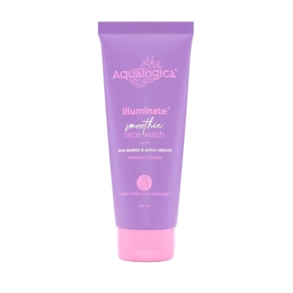 Aqualogica illuminate+ Smoothie Face Wash with Wild Berries & Alpha Arbutin -100ml, Herbkart8t741WcgvN7jNL.webp, Herbkart8t741WcgvN7jNL