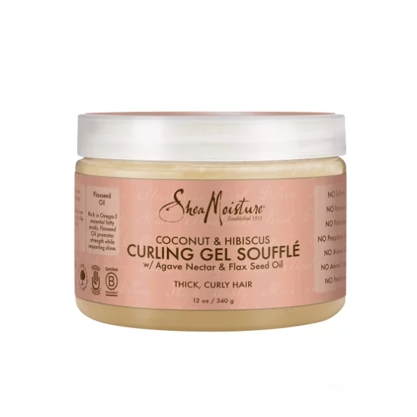 Shea Moisture Coconut & Hibiscus Curling Gel Souffle available on Herbkart