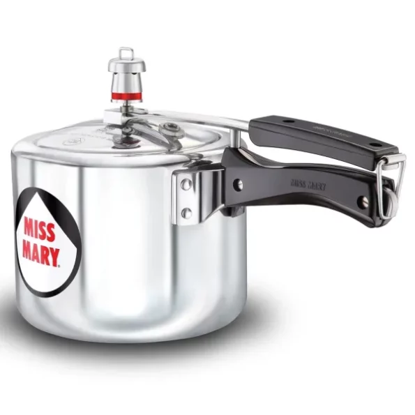 Hawkins Aluminium 3 Litre Miss Mary Pressure Cooker, Inner Lid Cooker, Silver available on Herbkart