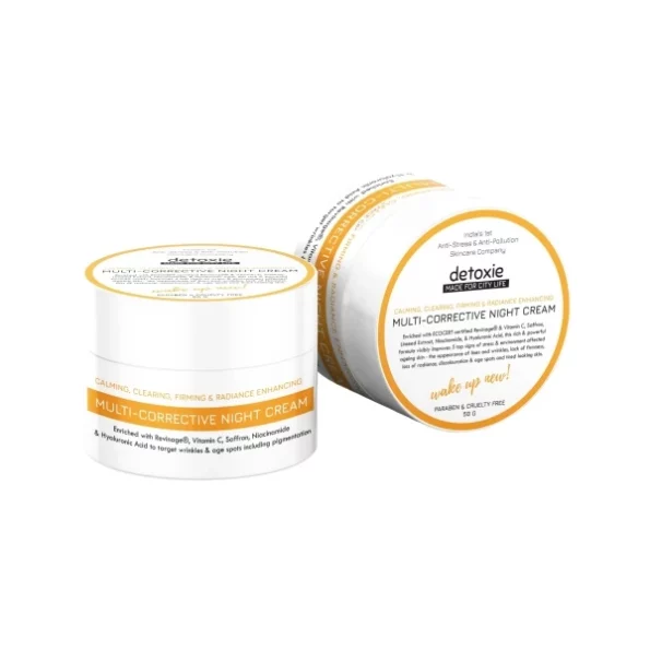 Detoxie Saffron & Vitamin C Night Cream, 50g available on Herbkart