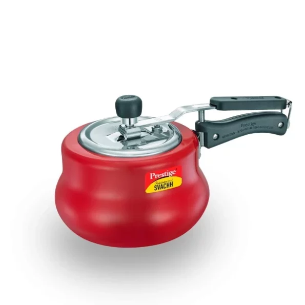 Prestige 2L Nakshatra DUO Plus Svachh Inner Lid Aluminium Handi, Red available on Herbkart