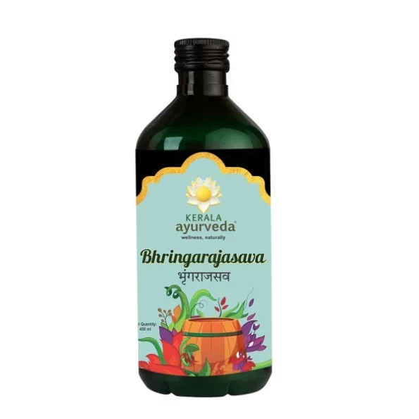 Kerala Ayurveda Bhringarajasava - 450 Ml available on Herbkart