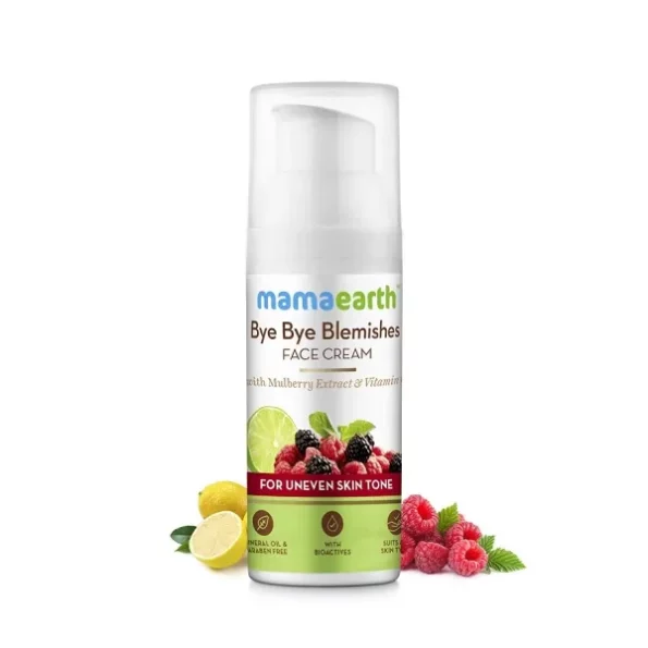 Mamaearth Bye Bye Blemishes Face Cream, With Mulberry Extract & Vitamin C - 30ml, Herbkart8t761wXCaCnkML.webp, Herbkart8t761wXCaCnkML