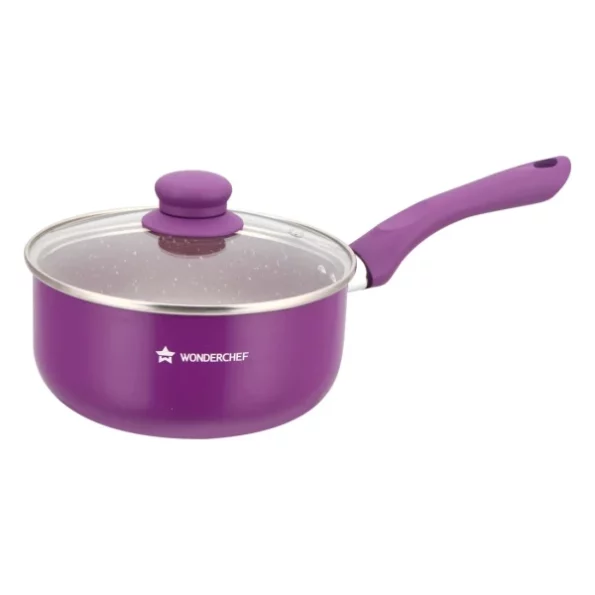 Wonderchef Royal Velvet 18cm Sauce pan with Glass Lid 3 mm Thick, 2 litres, Herbkart8t741B2WEsdRvL.webp, Herbkart8t741B2WEsdRvL