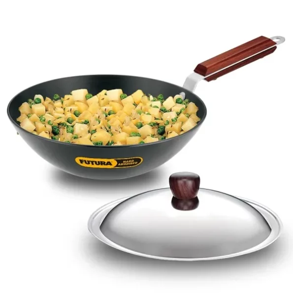 Hawkins Futura 2.5 Litre Deep Fry Pan, Long Handle Hard Anodised Kadai with Stainless Steel Lid, Herbkart8t76136CyMl-nS.webp, Herbkart8t76136CyMl nS