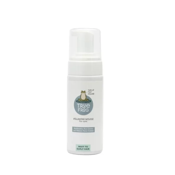 Tru Frog Volumizing Hair Mousse For Curly, Wavy Hair With Marshmallow Root & Hibiscus Extracts, 150 Ml available on Herbkart