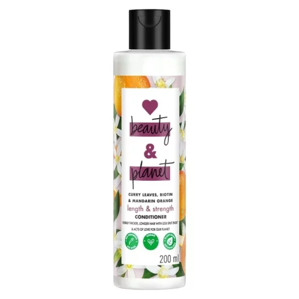 Love Beauty & Planet Curry Leaves, Biotin & Mandarin Natural Conditioner, 200Ml available on Herbkart