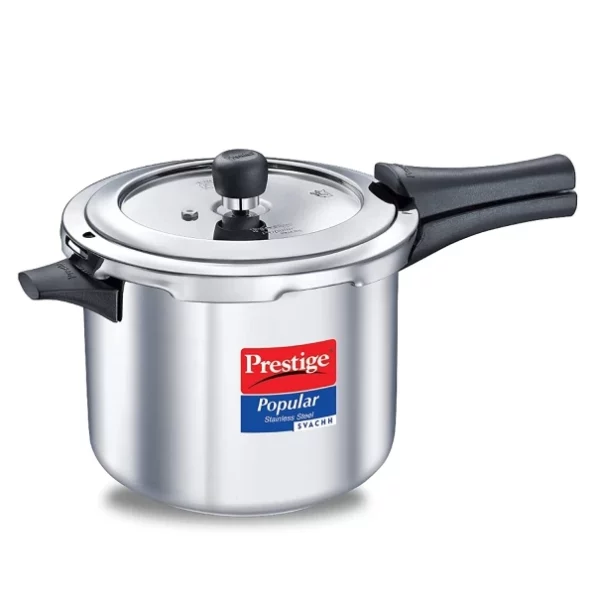 Prestige Popular Svachh Stainless Steel Outer Lid Pressure Cooker 2.0 L, 2 Litre available on Herbkart