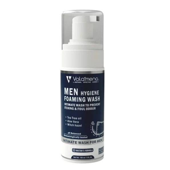 Volamena Men Gentle hygiene Foaming Wash, Intimate Wash for Men- 150 ml available on Herbkart