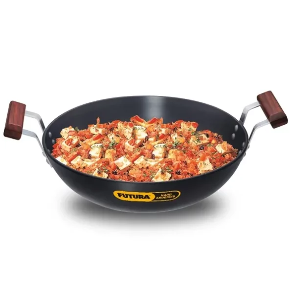 Futura Hard Anodised Deep-Fry Pan 4 L, 26 cm, 4.06 mm available on Herbkart