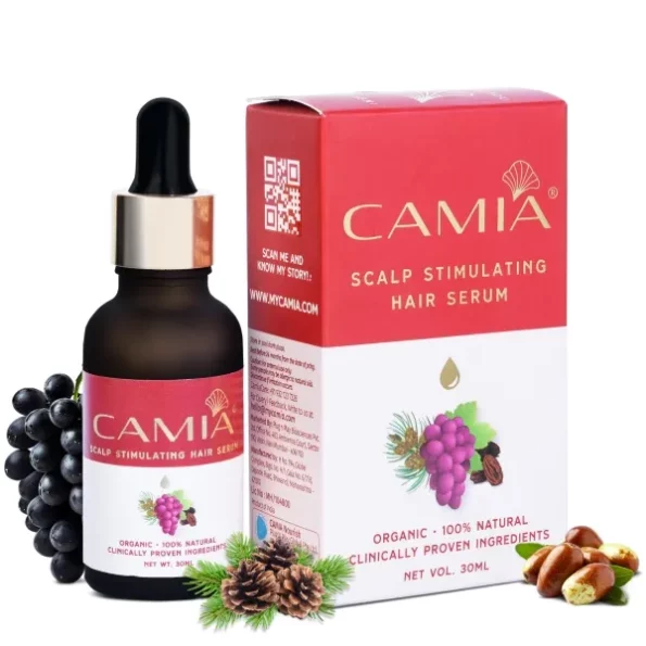 CAMIA Scalp Stimulating Hair Serum for Women & Men, 30 ML available on Herbkart