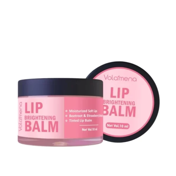 Volamena Lip Brightening Balm, With Beetroot Extract, Shea butter Moisturized Soft lips 10ml available on Herbkart