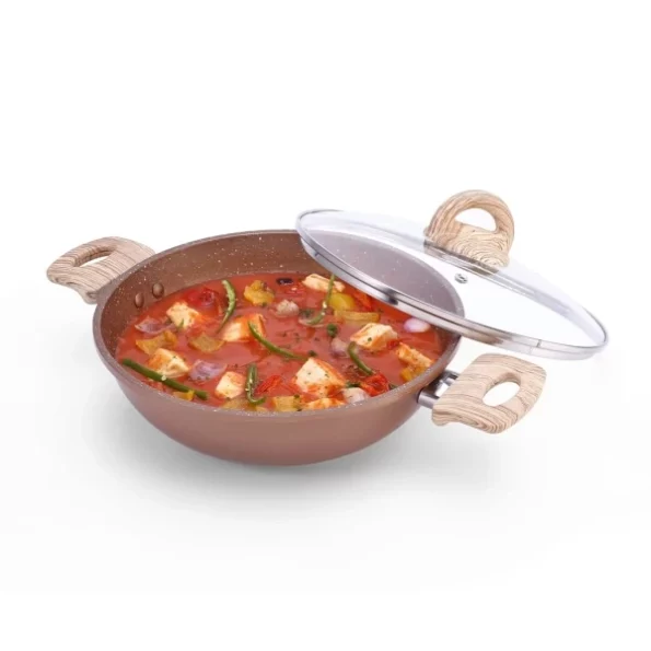 Wonderchef Duralife Die-cast 24 cm Kadhai with lid 2.5 litres, Herbkart8t751kpM5rOwyL.webp, Herbkart8t751kpM5rOwyL