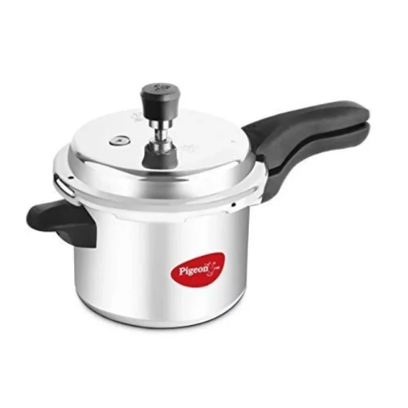 Pigeon Calida Aluminium Induction Base Pressure Cooker with Outer Lid (Silver, 5 litres) available on Herbkart