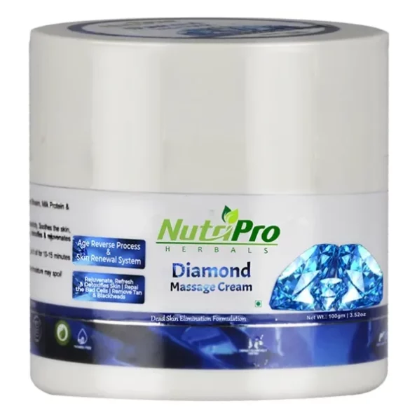 NutriPro Diamond Massage Cream, 100 gm available on Herbkart