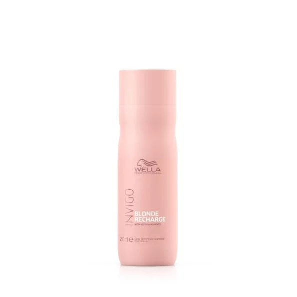 Wella Professionals Invigo Blonde Recharge Color Refreshing Shampoo, Cool Blonde, 250ml available on Herbkart