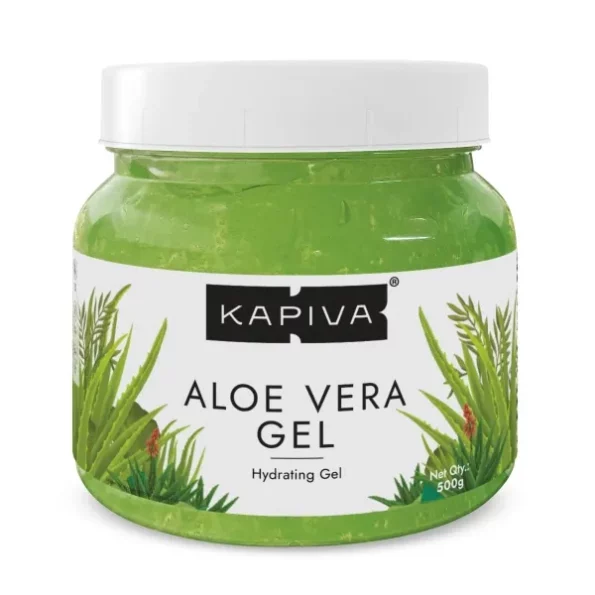 Kapiva Pure Aloe Vera Skin Gel | 500g | Soothe & Hydrate Skin | Herbkart available on Herbkart