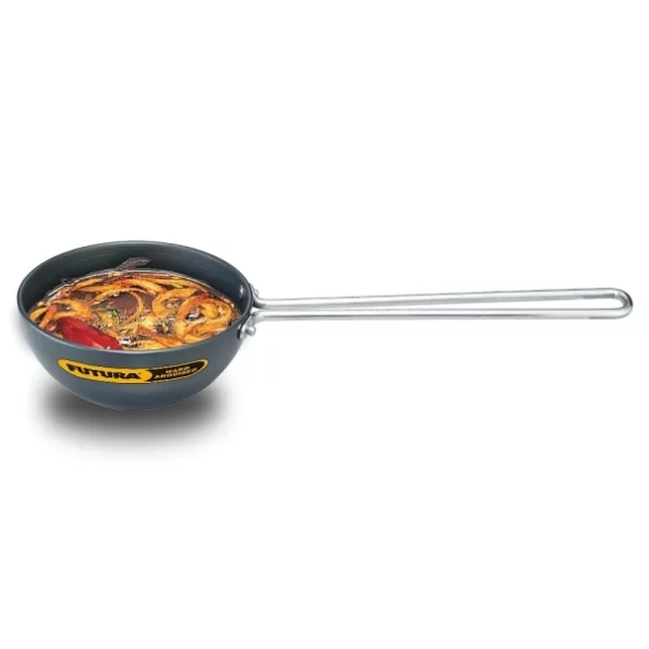 Hawkins Futura Hard Anodised Tadka Pan 12cm, 3.25mm (Spice Heating Pan) available on Herbkart