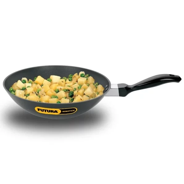 Hawkins Futura Nonstick Deep-Fry Pan (Stir-Fry Pan) 2 L, 26 cm, 3.25 mm (Black) available on Herbkart